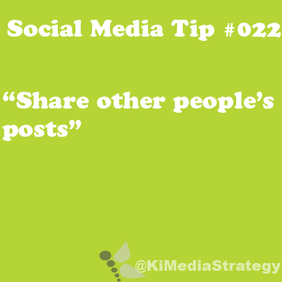 Share Other People’s Posts Online