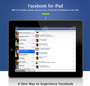 facebook pages for ipad
