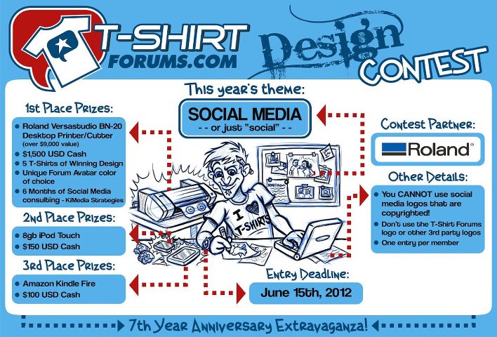 T-Shirt Design Contest With a Social Media Theme - Tampa Social Media ...