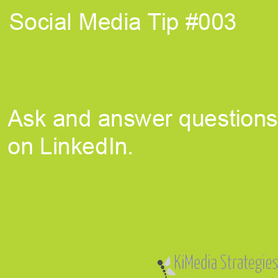 LinkedIn Questions and Answers Help You Showcase your Knowledge